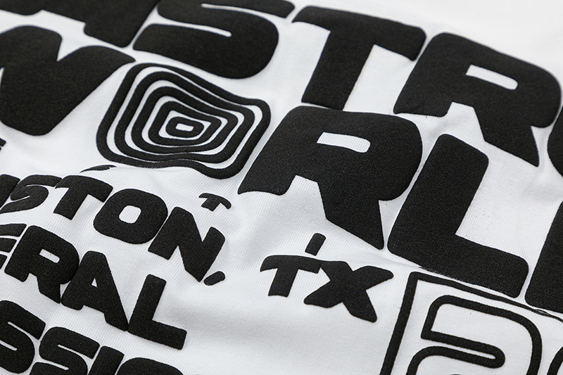 Travis Scott Cactus Jack Fesrival Staff Tee rap tour short sleeves