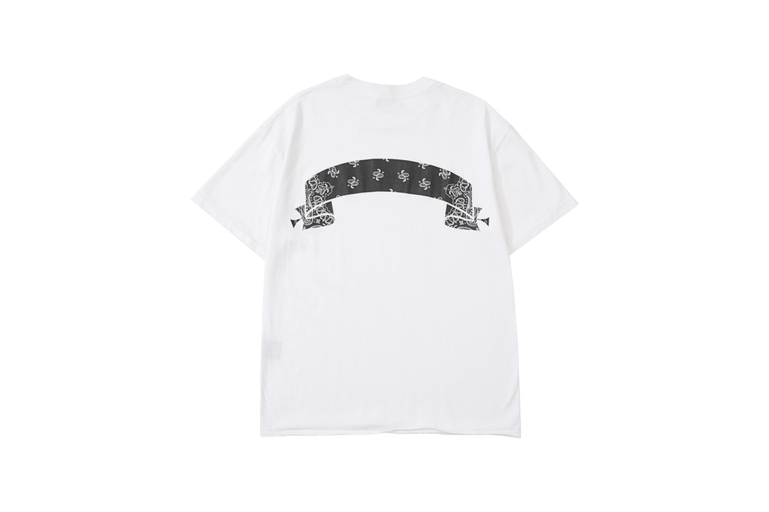 ASKYURSELF Make an old worn-out letter LOGO printed short-sleeved T-shirt