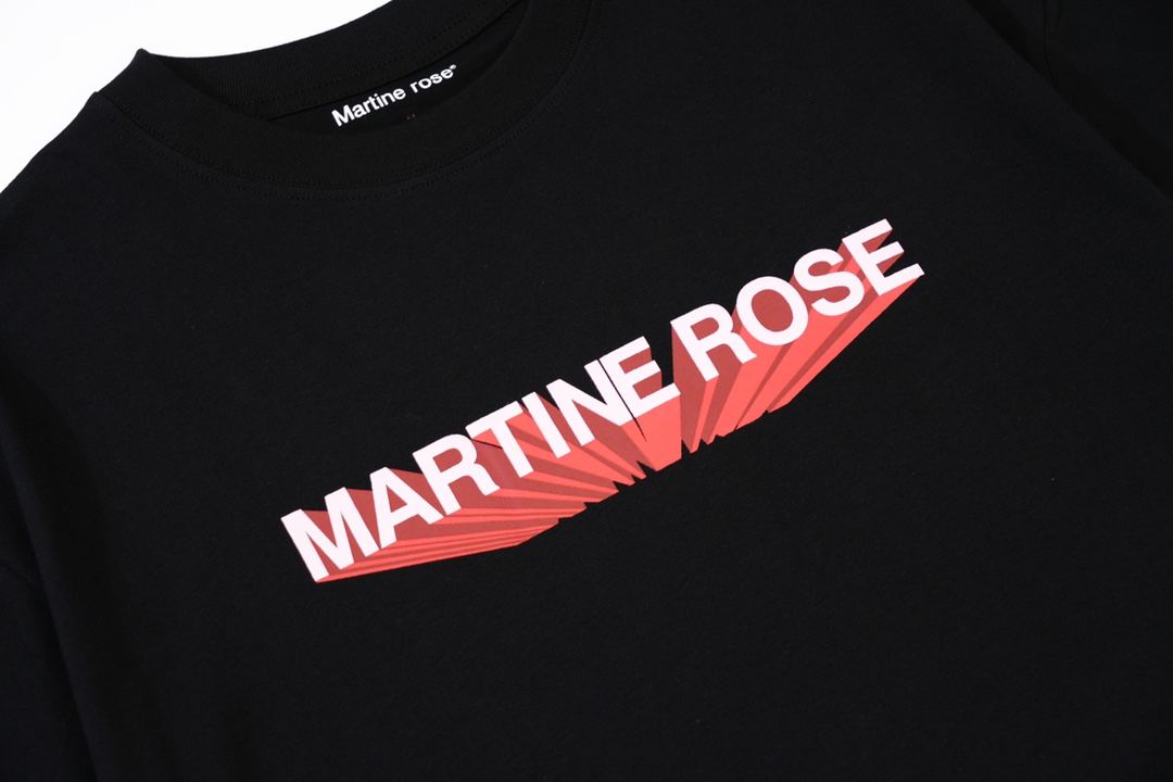 M@RTINE ROSE slogan LOGO letter printed short-sleeved T-shirt
