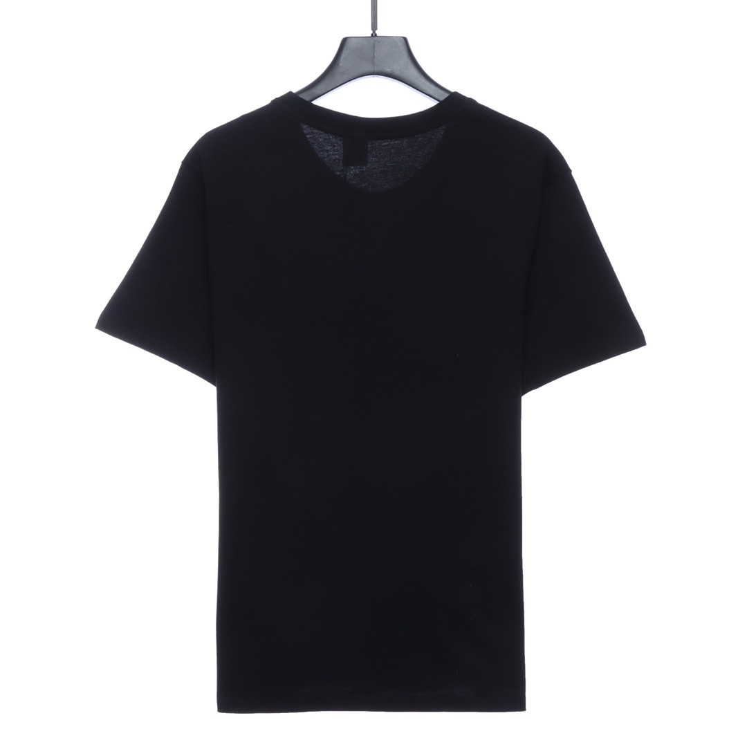 NOAH cross print letter short sleeve