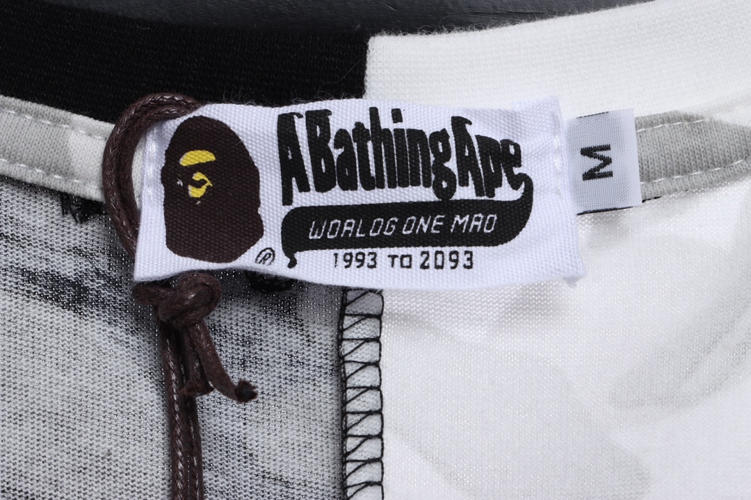 BAPE color matching camouflage shark mouth print short sleeves