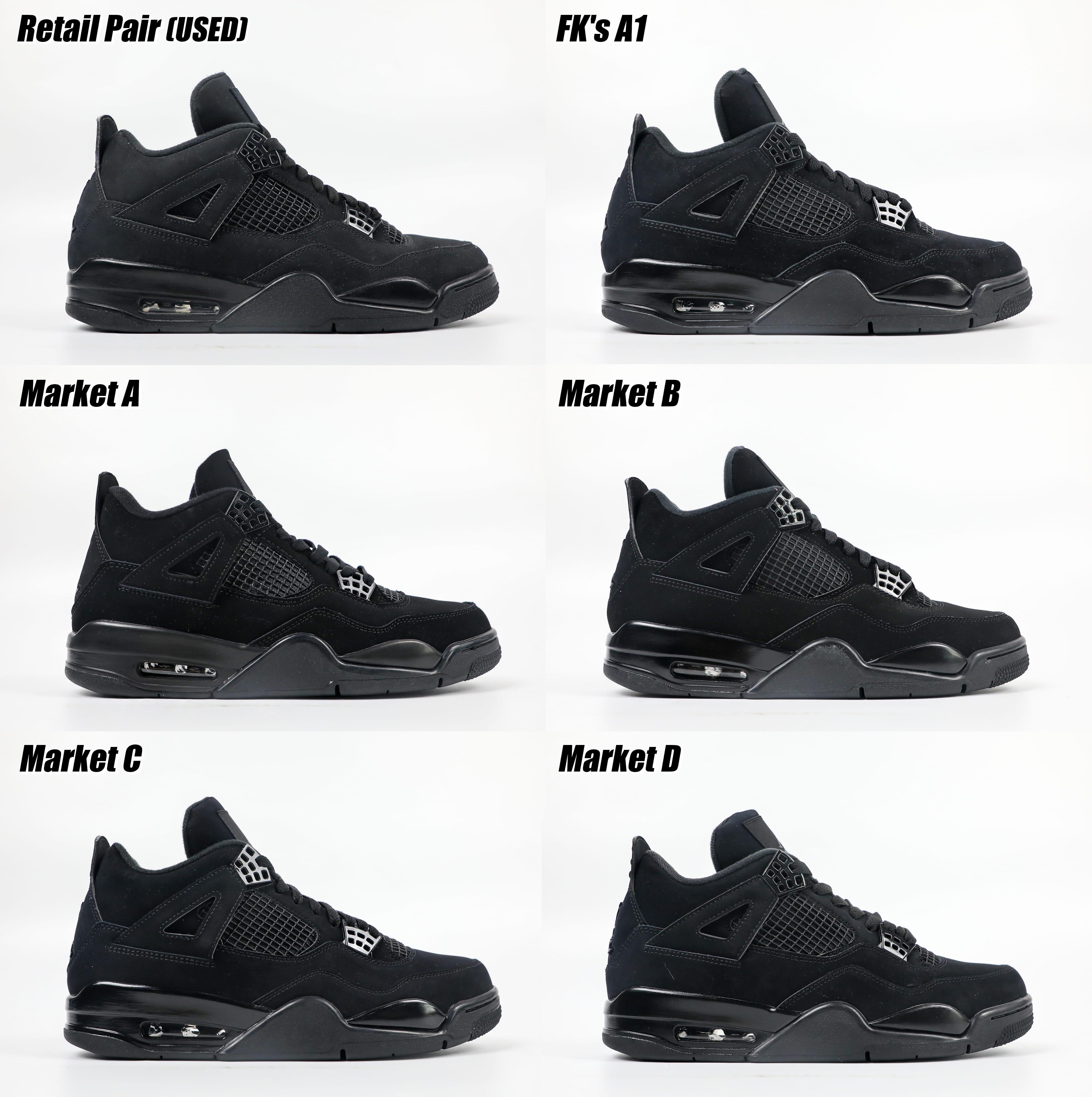 Air Jordan IV 4 Retro Black Cat 2020 (LN5 A1 Batch)