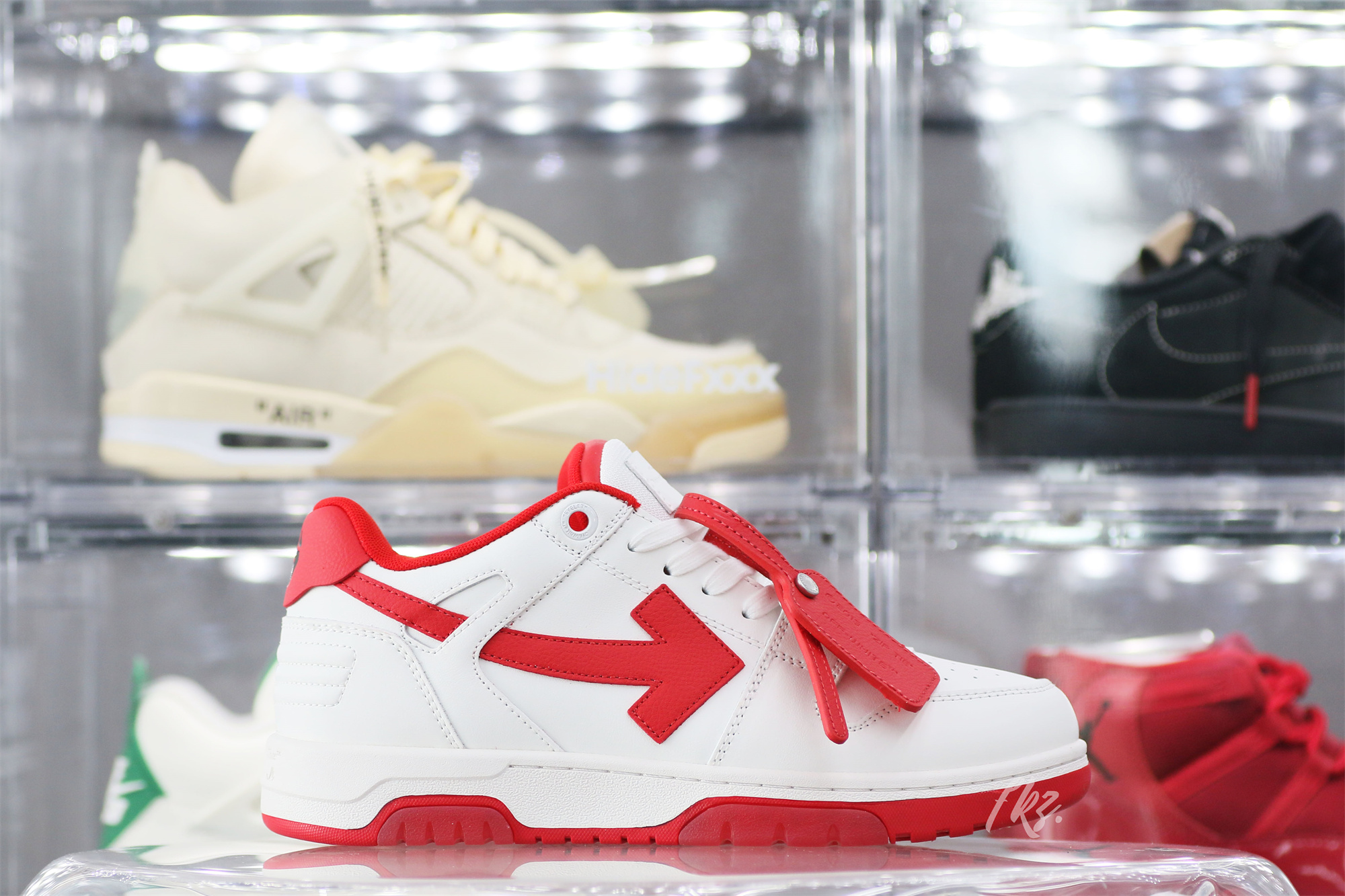 Off-White White Red Out Of Office Sneaker