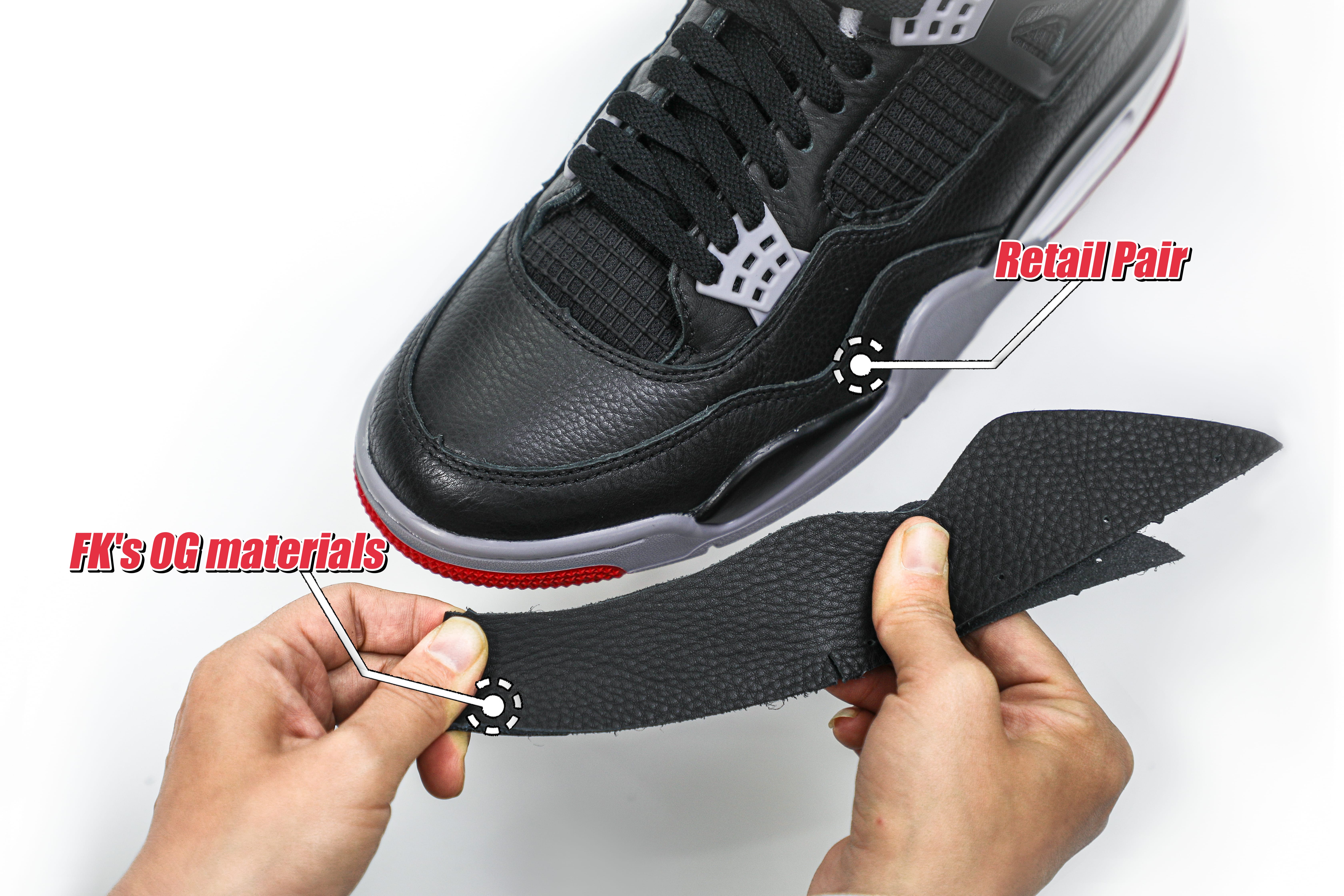 Air Jordan 4 Retro Bred Reimagined 2024 (LN5 A1 Batch)