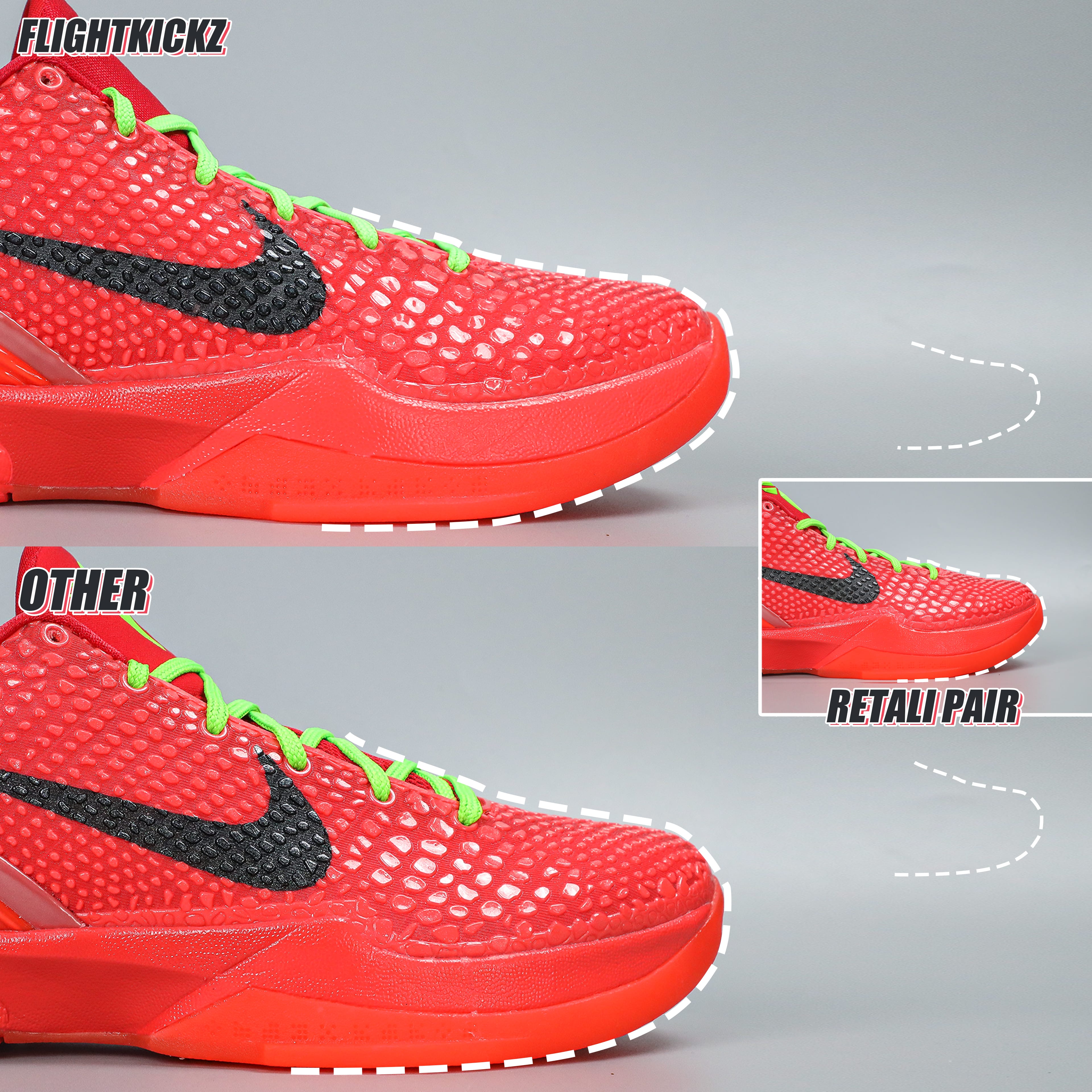 Nike Kobe 6 Protro Reverse Grinch 2023(A1 Batch)