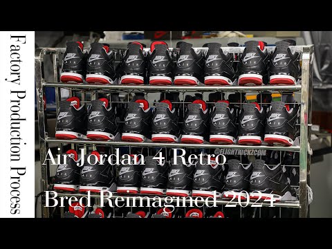 Air Jordan 4 Retro Bred Reimagined 2024 (LN5 A1 Batch)