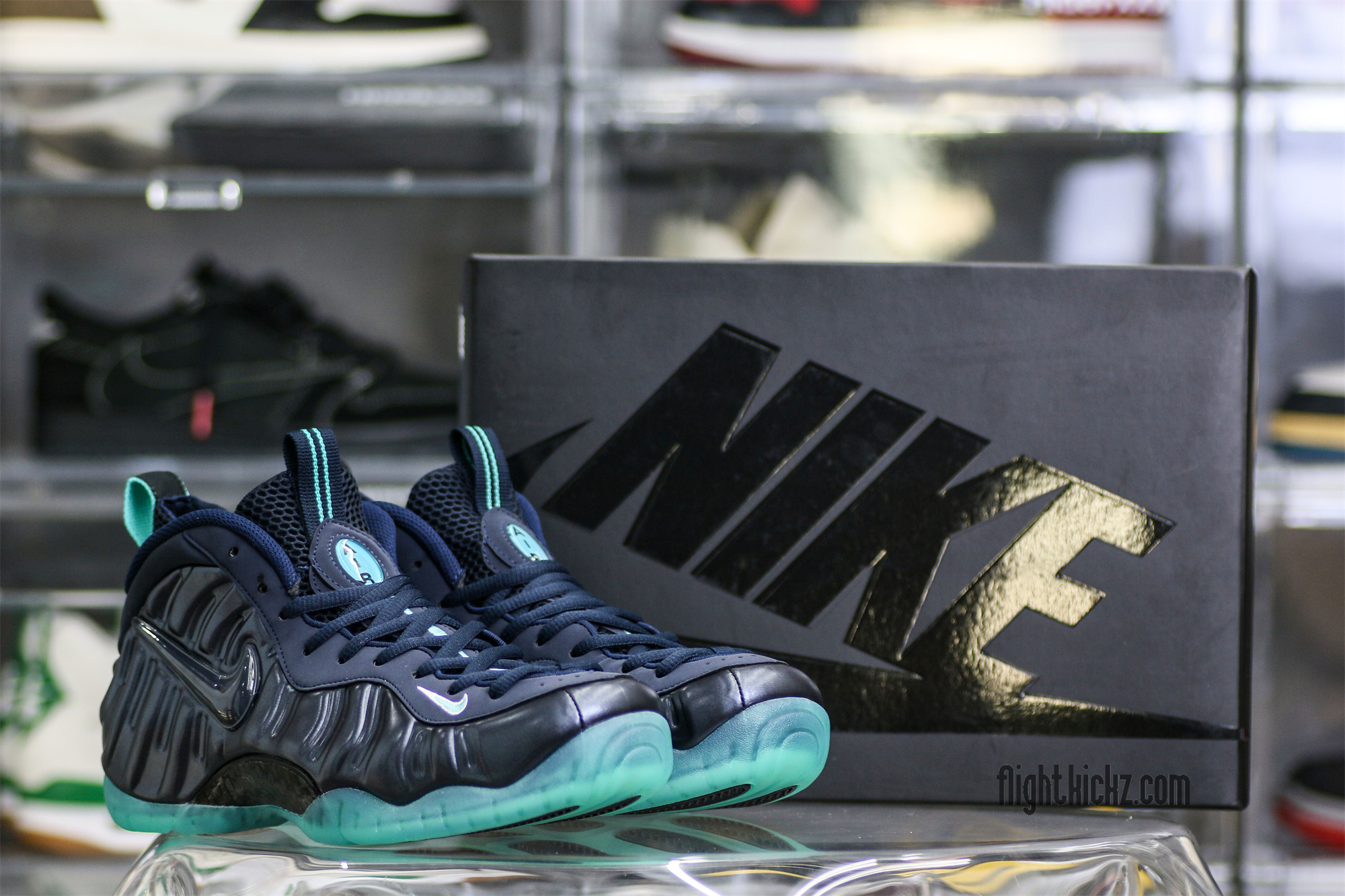 Nike Air Foamposite Pro (Obsidian/Aqua)