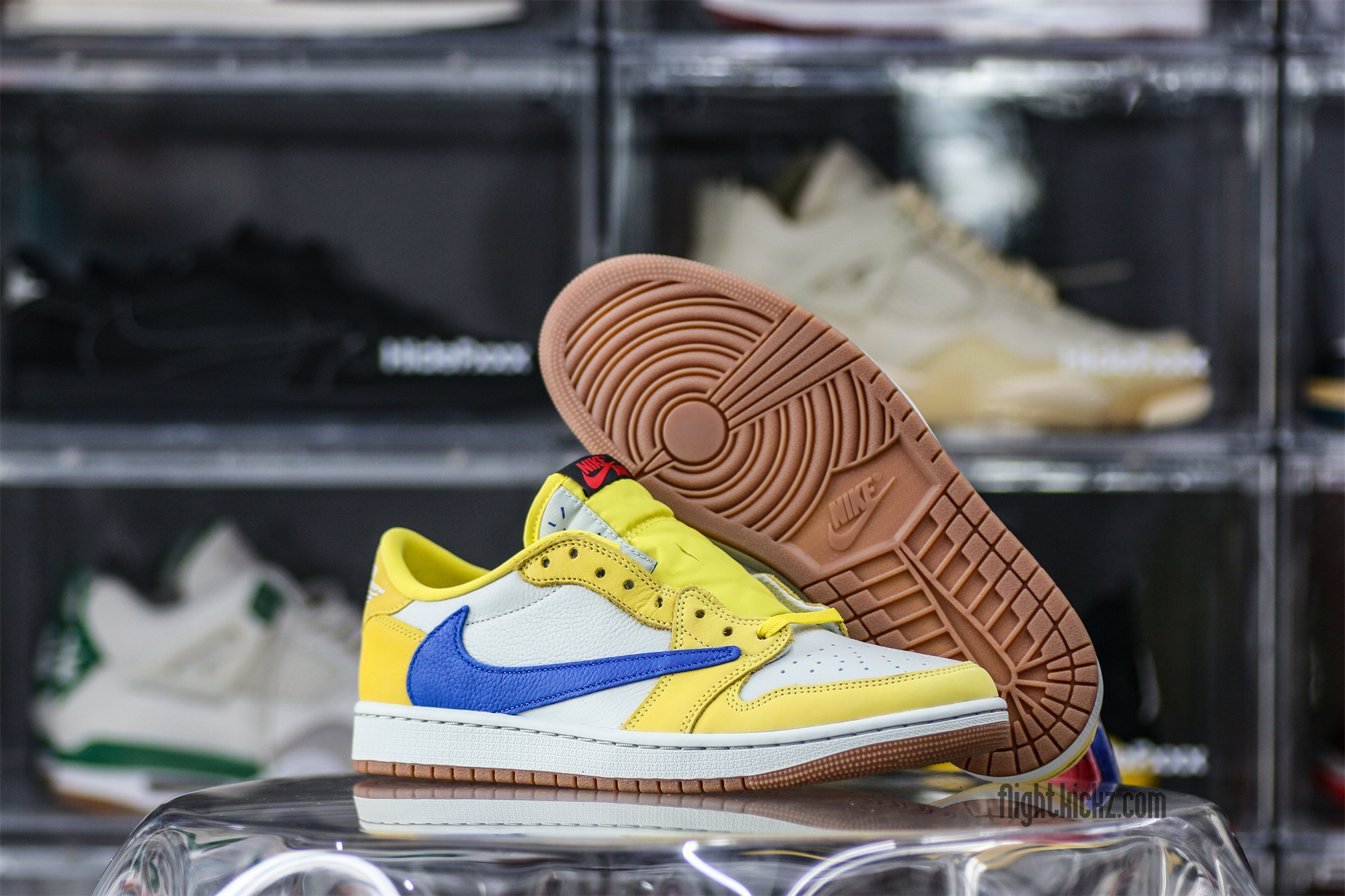 Travis Scott x Air Jordan 1 Retro Low OG SP “Elkins/Canary Yellow” (LN5 A1 batch)