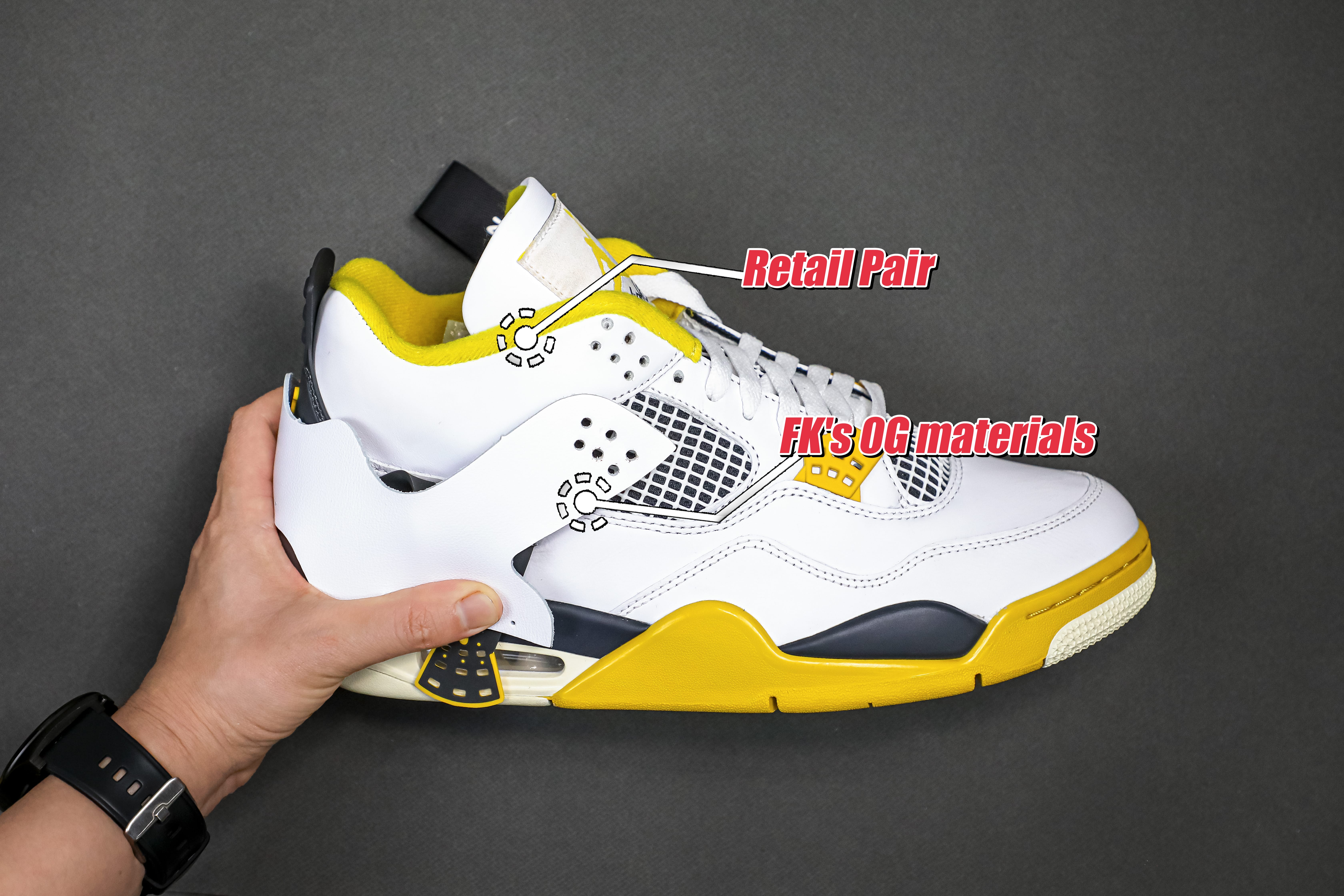 Air Jordan 4 “Vivid Sulfur” 2024 (Ln5 A1)