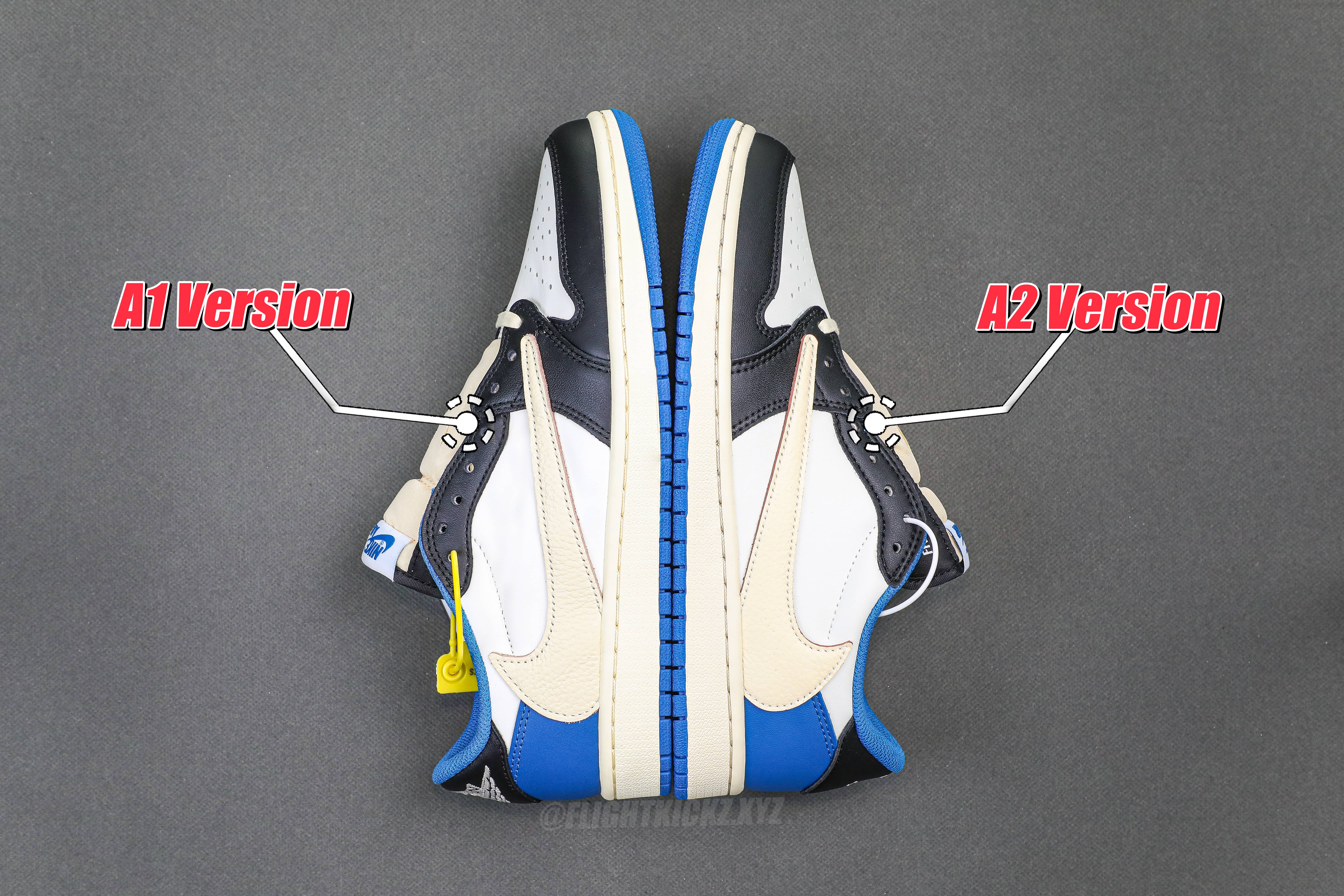 Fragment x Travis Scott x Air Jordan 1 Low（A2 Batch)