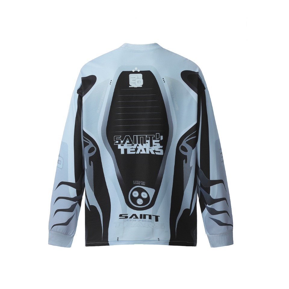 Saint Mich@el Tears Full Print Map Long Sleeve