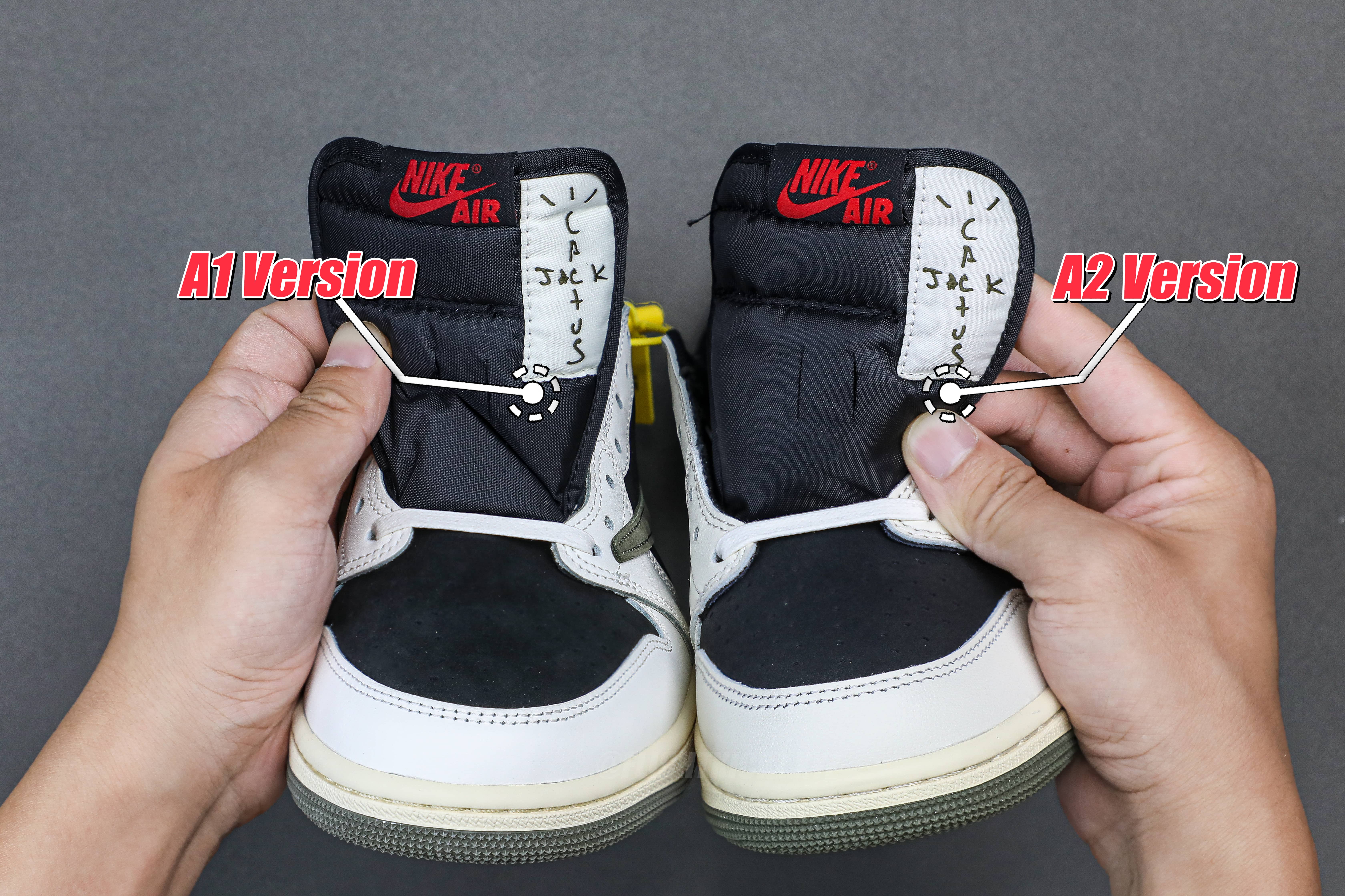 Travis Scott x Air Jordan 1 Low OG SP Olive（A2 Batch)