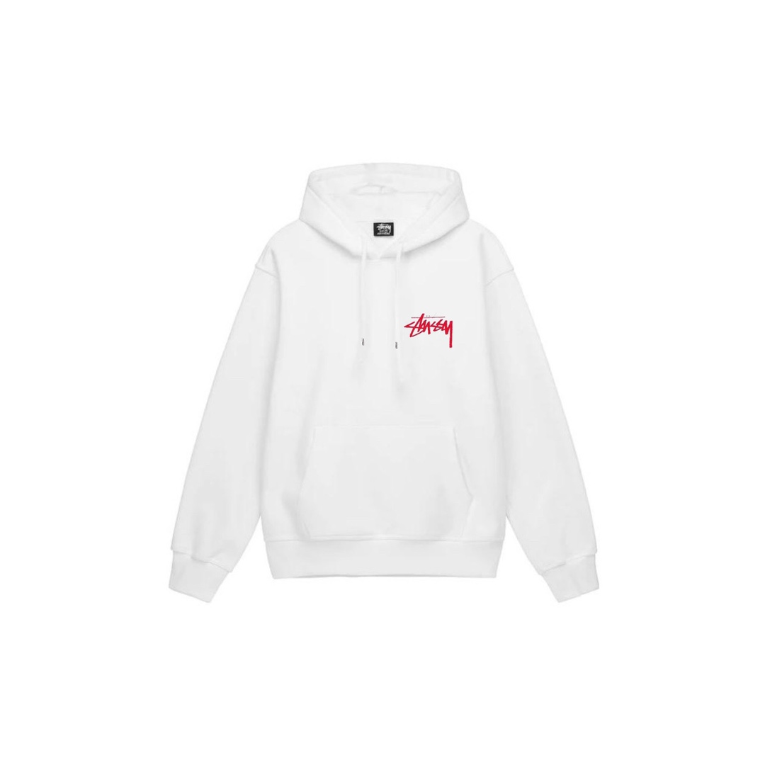 Stu$$y comic character graphic print hoodie