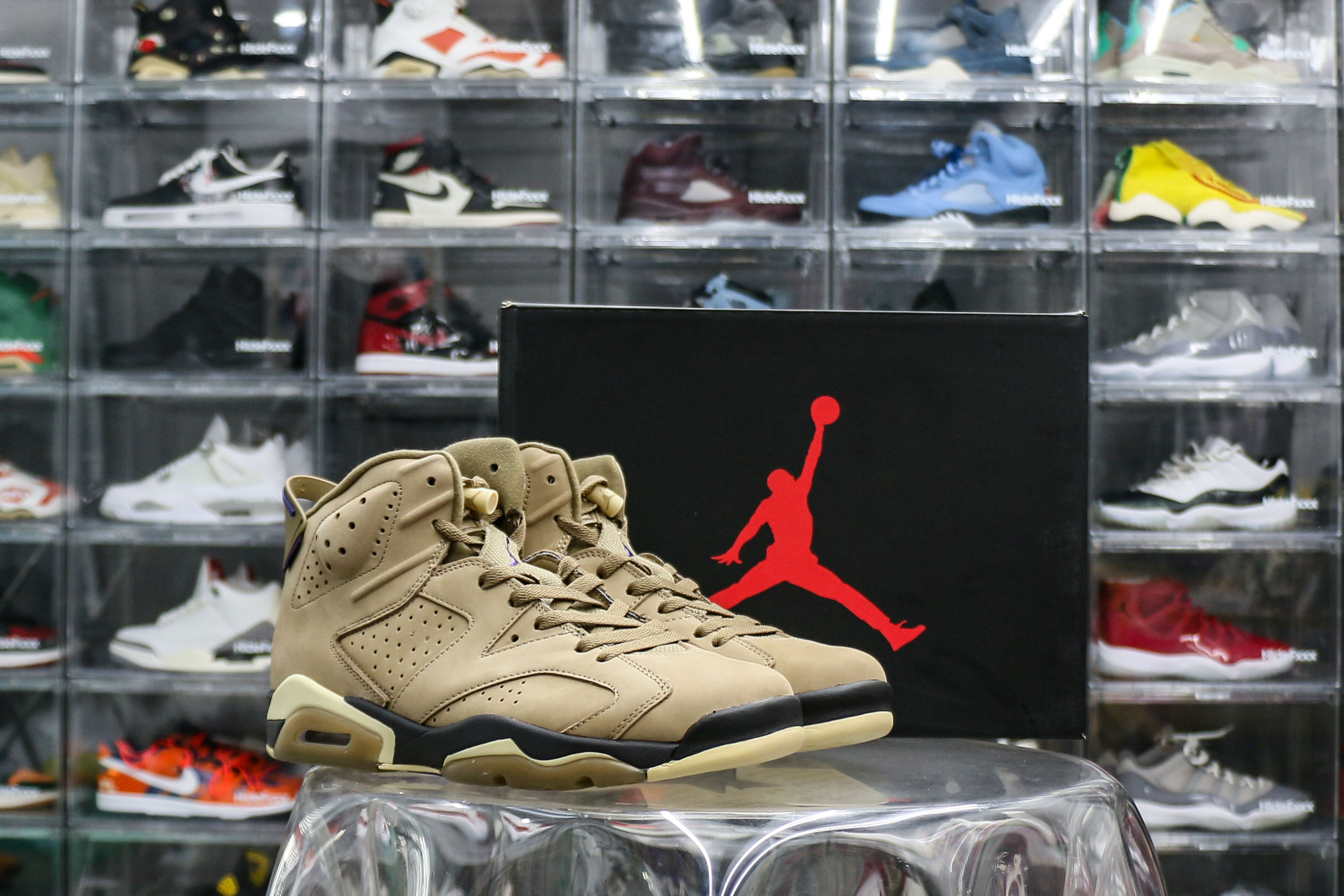 Air Jordan 6 Retro GORE TEX Brown Kelp Wmns