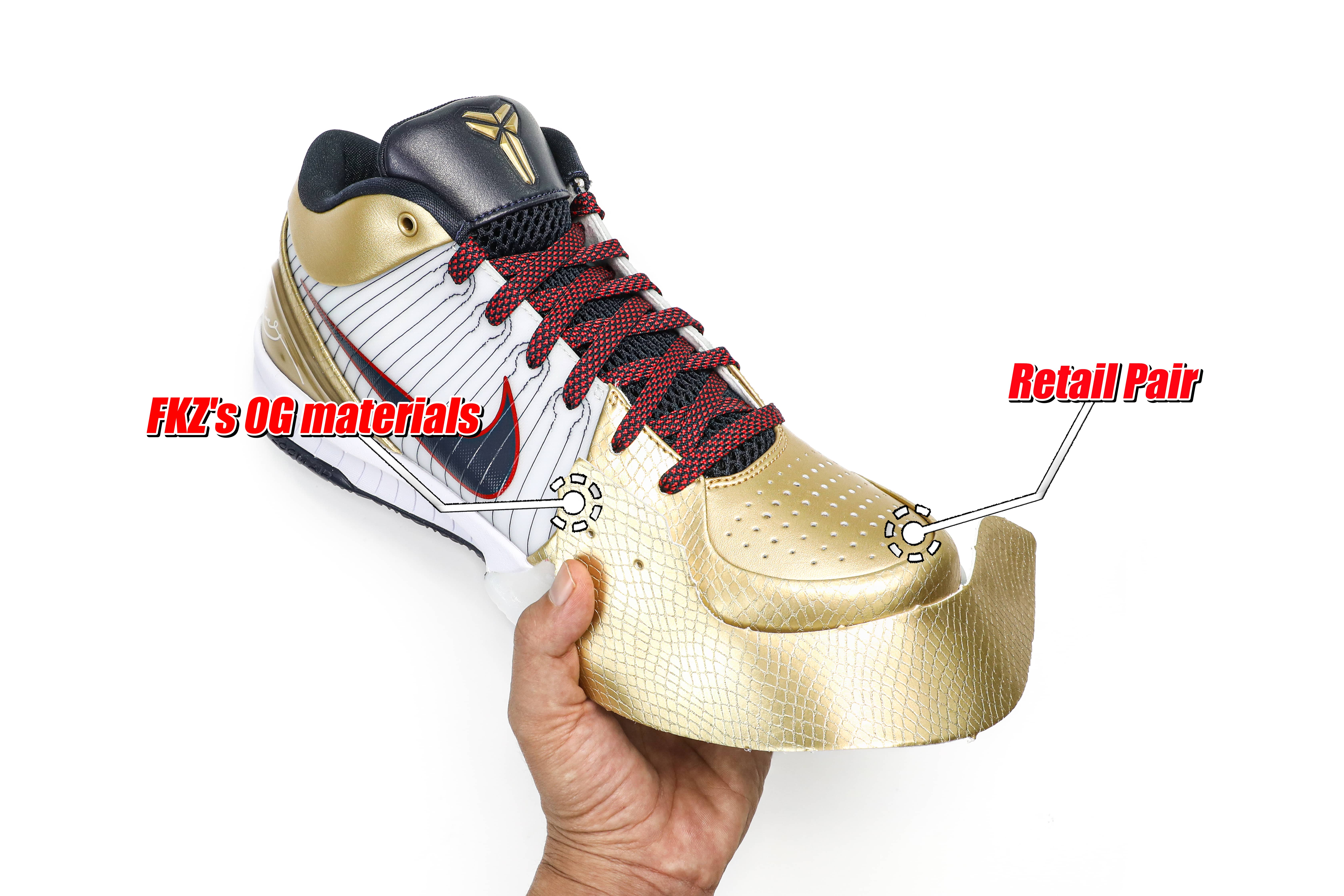 Nike Kobe 4 Protro Gold Medal (2024)(A1 Batch)