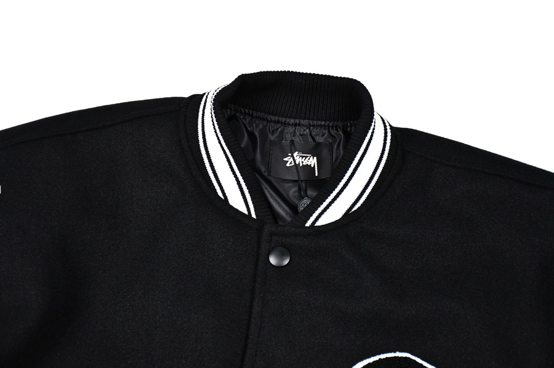 Stussy FW22 Casentino Wool Varsity Jacket