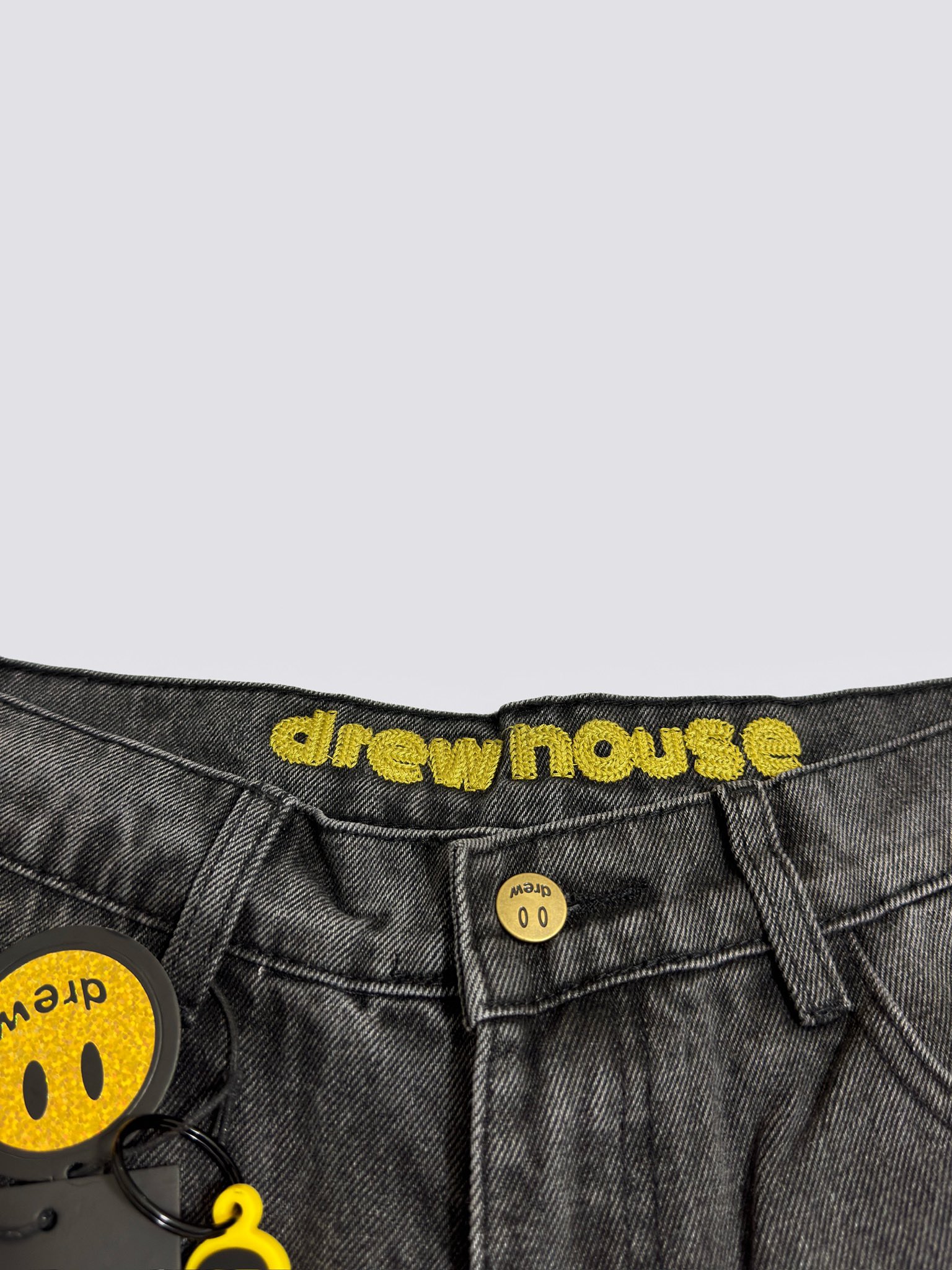 Drew House Broken Hole Washed Splash Ink Jeans