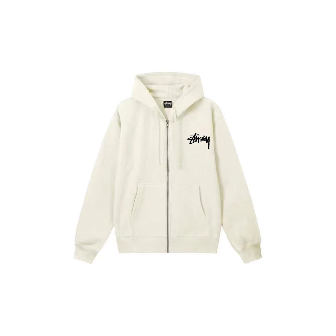Stussy Daydream Graffiti Print Zipper Hoodie