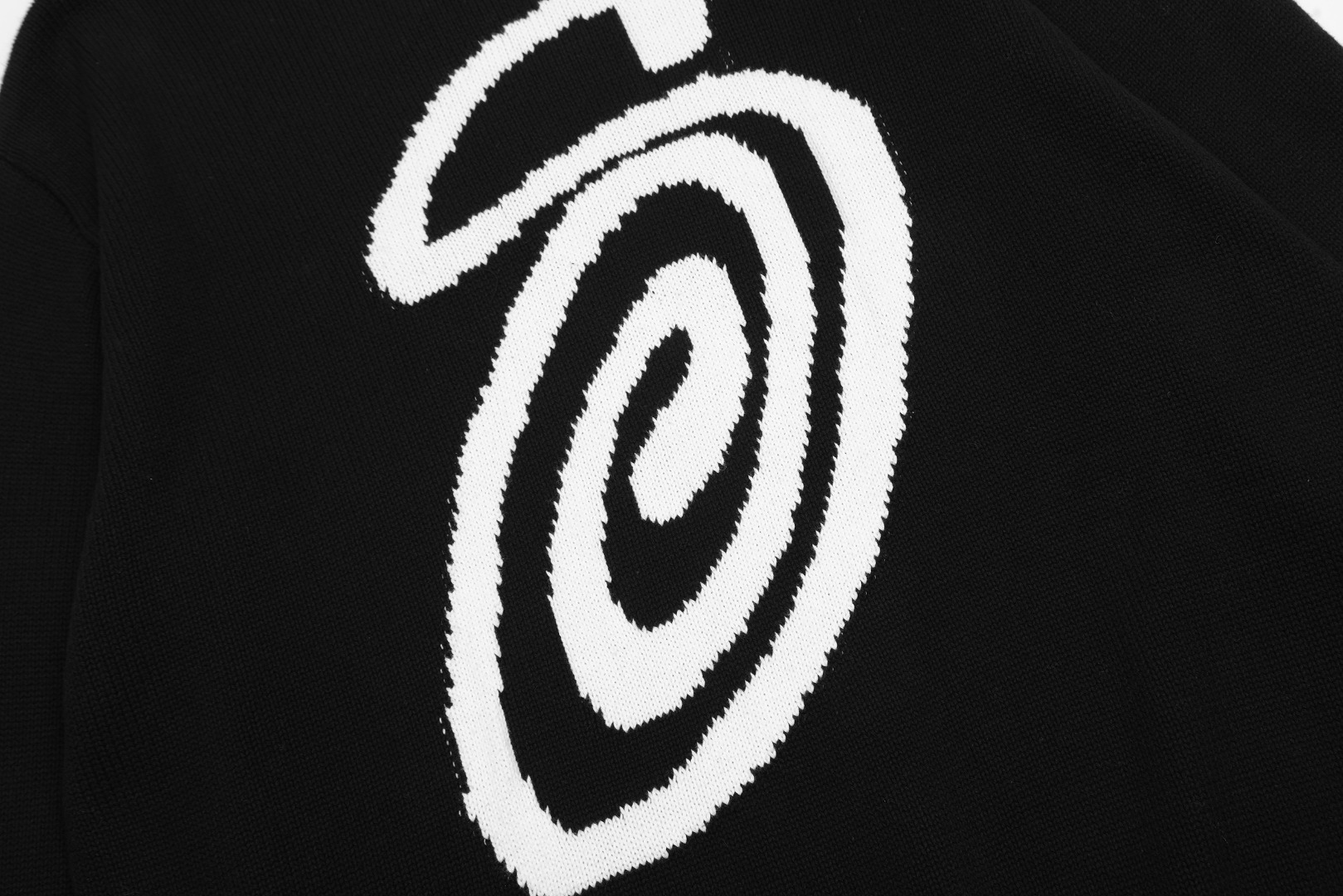 Stussy Hairy Plaid Cardigan Sweater