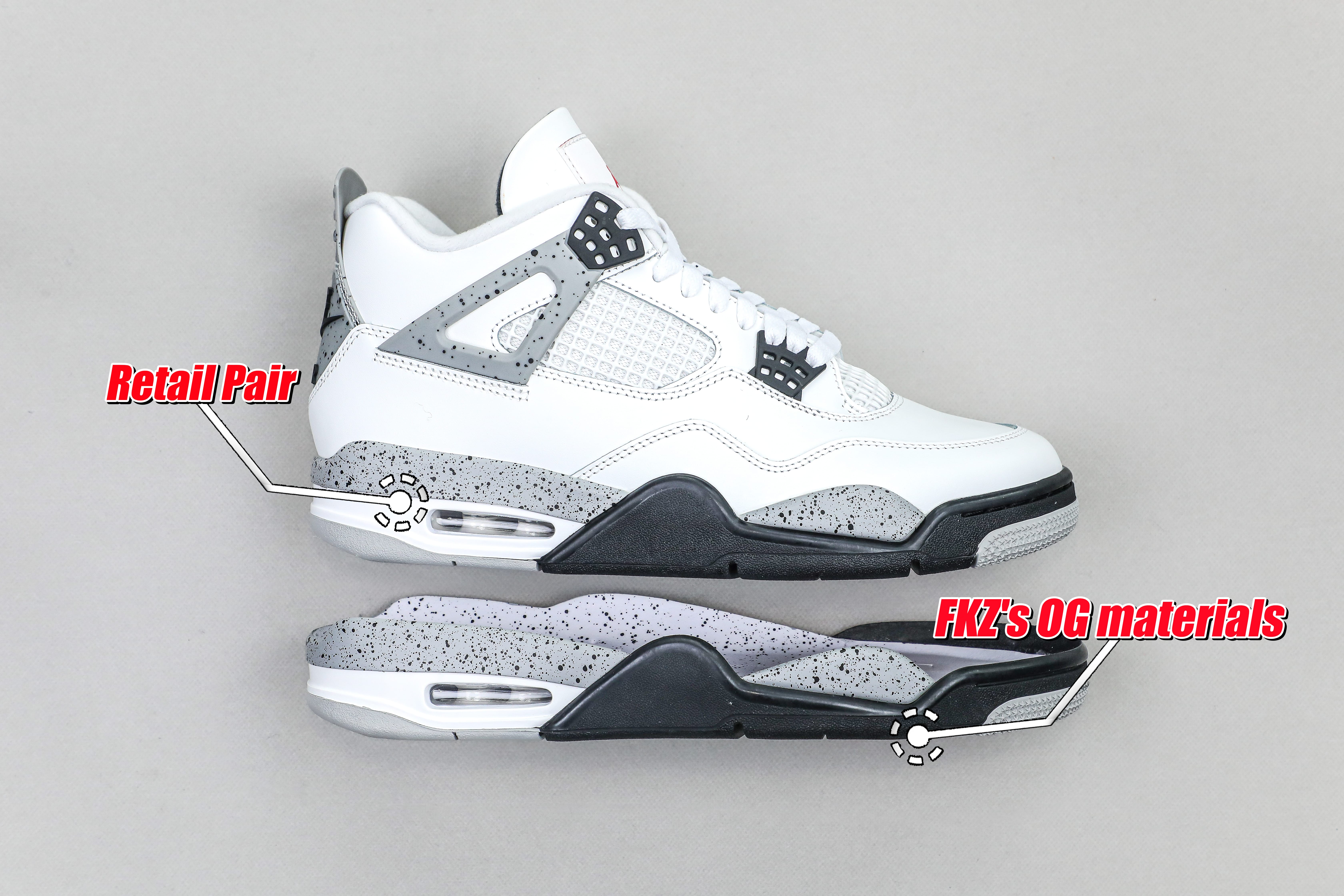Air Jordan 4 Retro OG ‘White Cement’ 2025 (Ln5 A1)