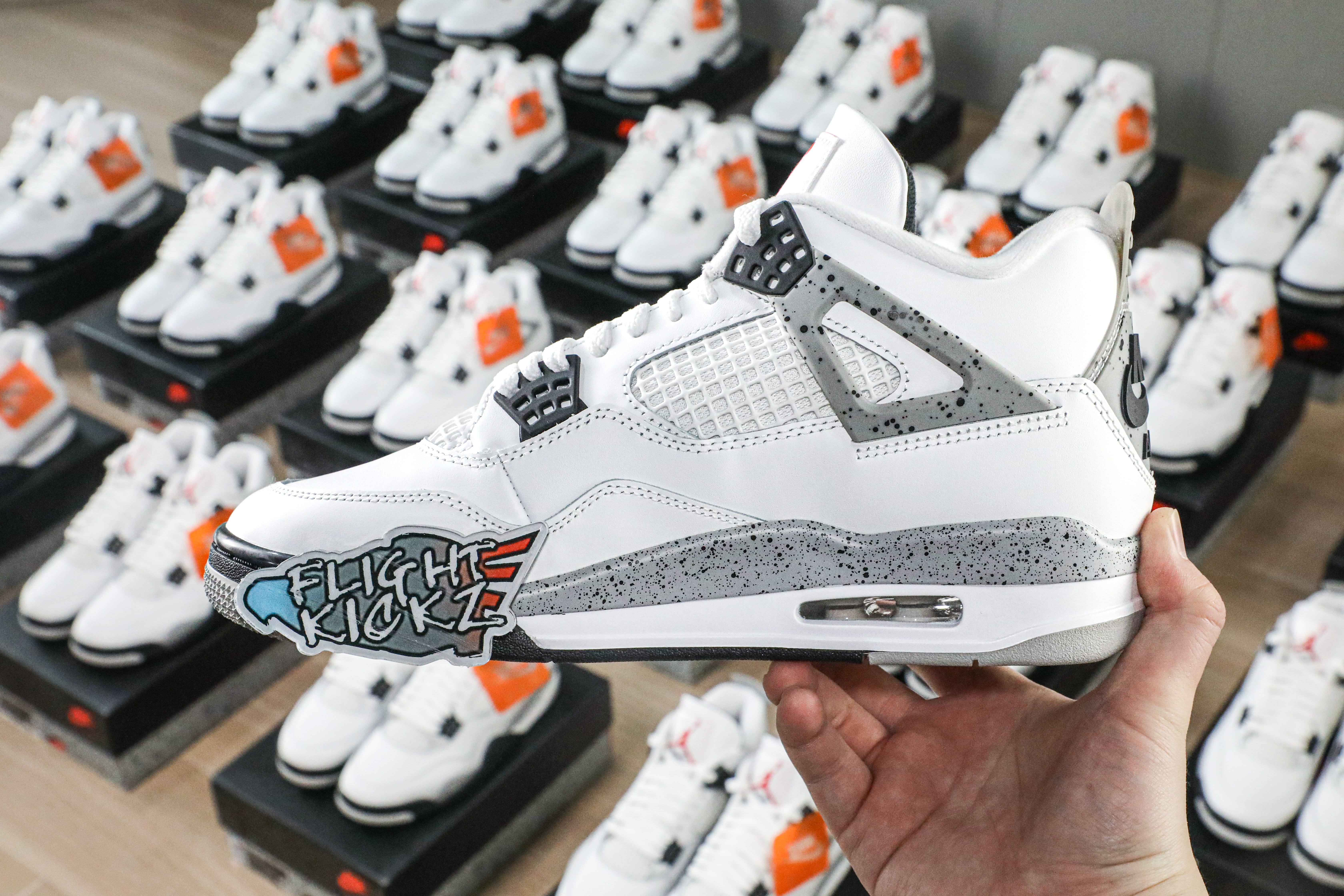 Air Jordan 4 Retro OG ‘White Cement’ 2025 (Ln5 A1)