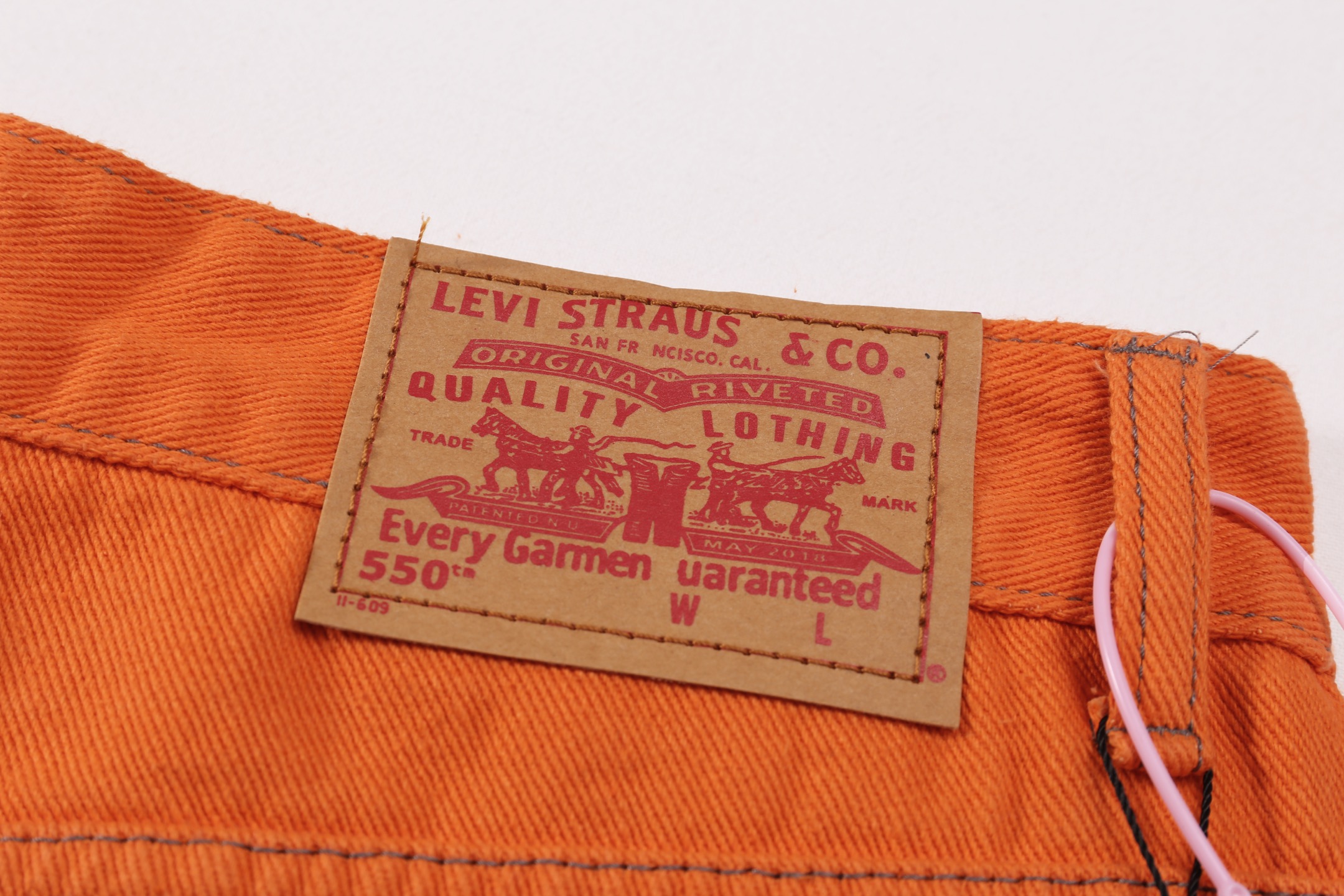 Ch*0me He**ts black crosses orange pants