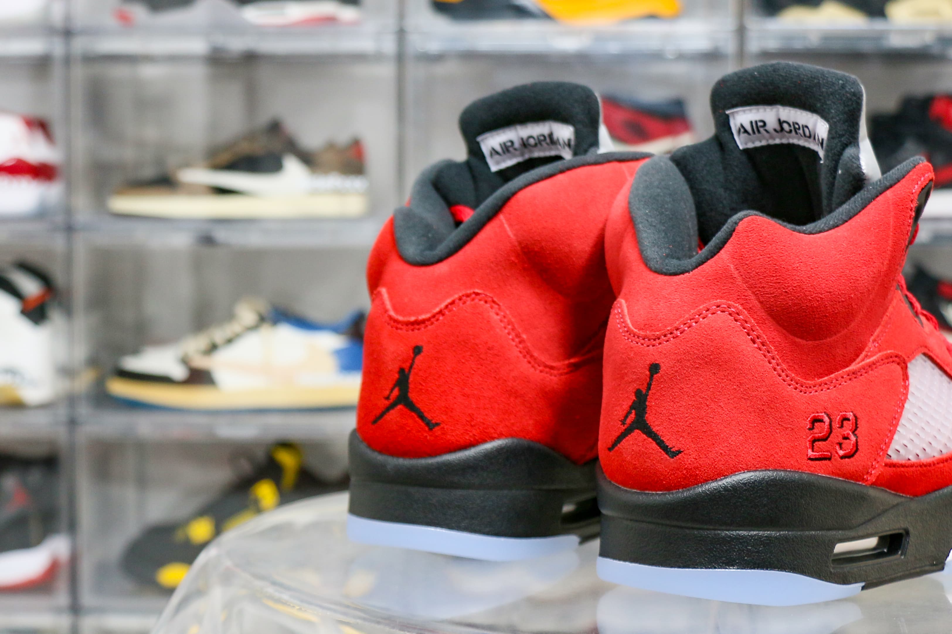 Air Jordan 5 Retro Raging Bull Red Suede