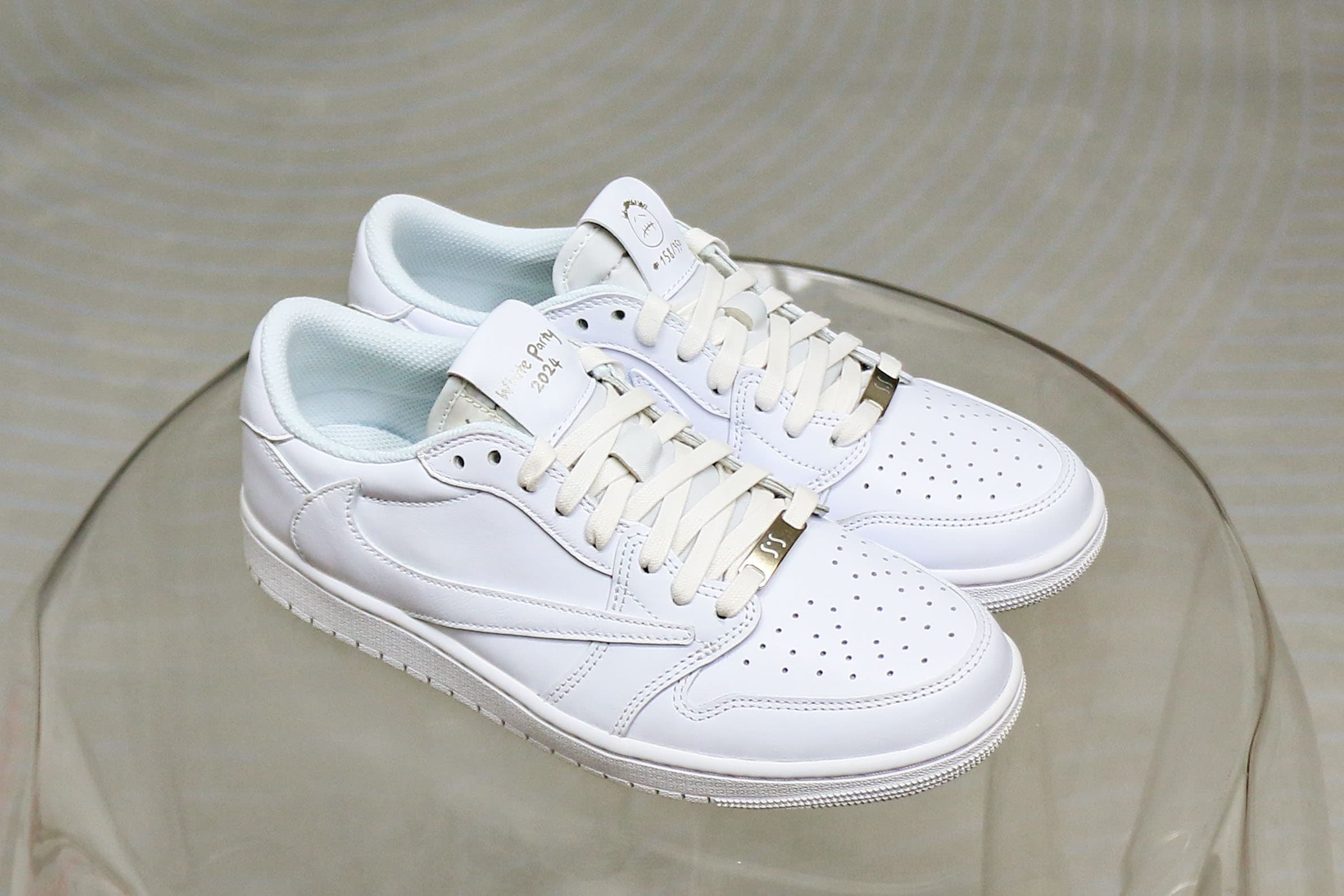 Travis Scott x Air Jordan 1 Retro Low OG SP Michael Rubin White Party (Friends and Family)